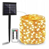 Saulės girlianda Garland, 300 LED, su nuotolinio valdymo pulteliu
