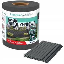 Tvoros juosta 19 cm x 50 m su UV apsauga, antracito spalvos, panelinėms tvoroms