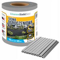 Pilka tvoros juosta 19 cm x 35 m, su UV apsauga