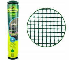 Plastikinė tvora NORTENE Mesh Square, 10 mm akučių, 0,5x5 m, žalia