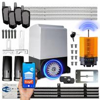 Stumdomų vartų automatikos komplektas 800 kg su 4 pulteliais, LED lempa ir WiFi