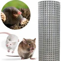 Cinkuotas smulkusis tinklas nuo graužikų, 12x12 mm, 10 m ritinys