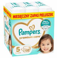 Sauskelnės Pampers Premium Care, 5 dydis, 11–16 kg, 132 vnt.