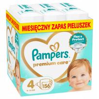 Sauskelės Pampers Premium Care, 4 dydis, 9–14 kg, 156 vnt.