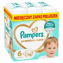 Sauskelnės Pampers Premium Care, dydis 6, 116 vnt., 13–18 kg