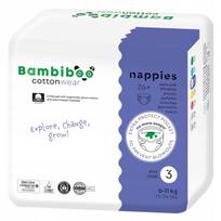 Sauskelnės BAMBIBOO COTTONWEAR, dydis 3, 6–11 kg, 26 vnt.