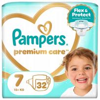 Sauskelnės Pampers Premium Care, 7 dydis, 15+ kg, 32 vnt.