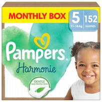 Sauskelnės Pampers Harmonie, dydis 5, 11-16 kg, 152 vnt., mėnesio pakuotė