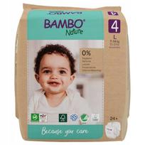 Sauskelnės Bambo Nature 4 Maxi, 7–14 kg, 24 vnt., popierinis maišelis