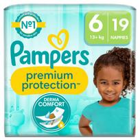 Sauskelnės Pampers Premium Protection, 6 dydis, 19 vnt.