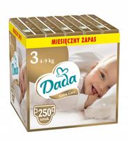 Sauskelnės DADA Extra Care, 3 dydis, 250 vnt.