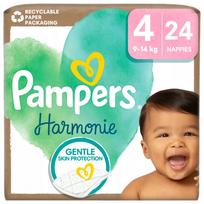 Sauskelnės Pampers Harmonie, 4 dydis, 24 vnt., 9–14 kg