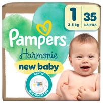Sauskelnės Pampers Harmonie, 1 dydis, 35 vnt.