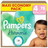 Sauskelnės Pampers Harmonie, 4 dydis, 78 vnt. (9–14 kg)