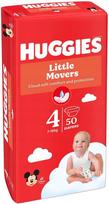 Sauskelnės HUGGIES Little Movers, 4 dydis, 7–18 kg, 50 vnt.