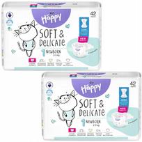 Naujagimių sauskelnės BELLA HAPPY 1, 2–5 kg, 42 vnt., 2 pakuotės