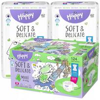 Sauskelės BELLA HAPPY 4 MAXI, 8–14 kg, 124 vnt., HAPPY BOX