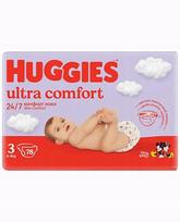 Sauskelės Huggies Ultra Comfort 3, 5–9 kg, 78 vnt.