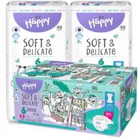 Sauskelės BELLA HAPPY 6 Junior Extra, 15+ kg, 96 vnt.