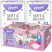 Sauskelnės BELLA HAPPY 5 Junior, 11–18 kg, 104 vnt.