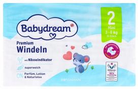 Sauskelnės BABYDREAM Premium, dydis 2, 3–6 kg, 36 vnt.
