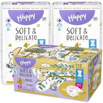 Sauskelės BELLA HAPPY 4+ Maxi Plus 9–15 kg, 112 vnt., HAPPY BOX