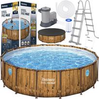 Apvalus baseinas Bestway 488x122 cm su raštuotu bortu