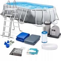 Ovalus baseinas INTEX 26796, 503 x 274 x 122 cm, su priedais