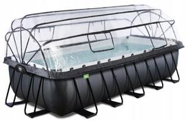 Sodo baseinas 540x250x122 cm su smėlio filtru, kopėčiomis ir stogeliu