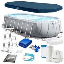Ovalus baseinas INTEX 26798, 610 x 305 x 122 cm, su priedais