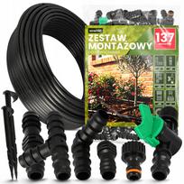 Laistymo vamzdis PE 16 mm, 100 m, 137 dalių sodininko rinkinys