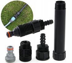 Laistymo žarnos prijungimo rinkinys su sodo žarnele ir filtru-reduktoriumi