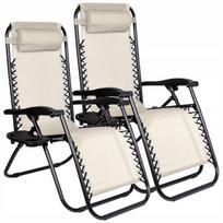 Sulankstomos lauko gultai GARDEN LOUNGER, 2 vnt., Zero Gravity
