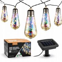 Saulės girlianda FELISI, 2+3,8 m, 20 LED, šaltai balta