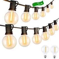 Lauko girlianda Koanni, 15 m, 25 LED lemputės, E12, šiltai balta, IP44