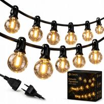 LED lauko girlianda, 32 lemputės, 18 m, atspari vandeniui