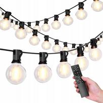 Sodo girlianda, 30 LED, 20 m, 9 režimai, 9 W