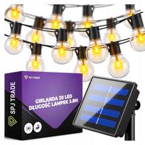 Lauko girlianda GARDEN GARLAND, 20 LED, saulės energija, balkono ir sodo dekoras