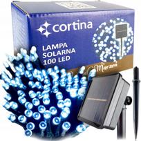 Saulės girlianda, 100 LED, 12 m, 600 mAh, lauko apšvietimui