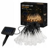 Saulės girlianda sodui, 7,8 m, 40 LED lašelinės lemputės, Wy2