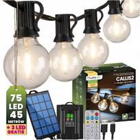 Saulės girlianda PILOT, 75 LED, 45 m, balkonui ir terasai