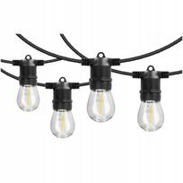 Lauko LED girlianda Kobi STARLIGHT NEO, 20 m, 20xE27, 2700K, IP54, saulės baterija