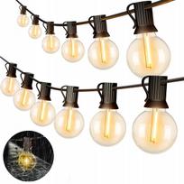 LED lauko girlianda, 10 lempučių, užuolaida, 230V