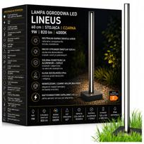 Lauko stovas žibintas 60 cm, 820 lm, 4000K, LED, juodas