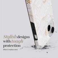 Dėklas MIO iPhone 16 Plus White Roses MagSafe