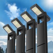 Lauko sodo šviestuvas, 70 cm, 3500K, LED, šiltai baltas, 4 vnt.