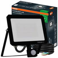 LED lauko prožektorius 50W, 4000K, 4500 lm, IP65, su judesio jutikliu, OSRAM
