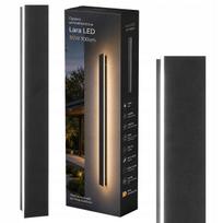 LED sieninė lauko lempa, 100 cm, akrilinė