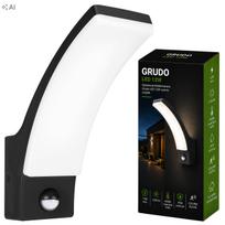 Lauko LED sieninis šviestuvas su judesio jutikliu, 12W, Garden Facade