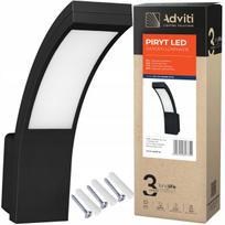 Lauko sieninis šviestuvas LED, juodas, 10W, IP54